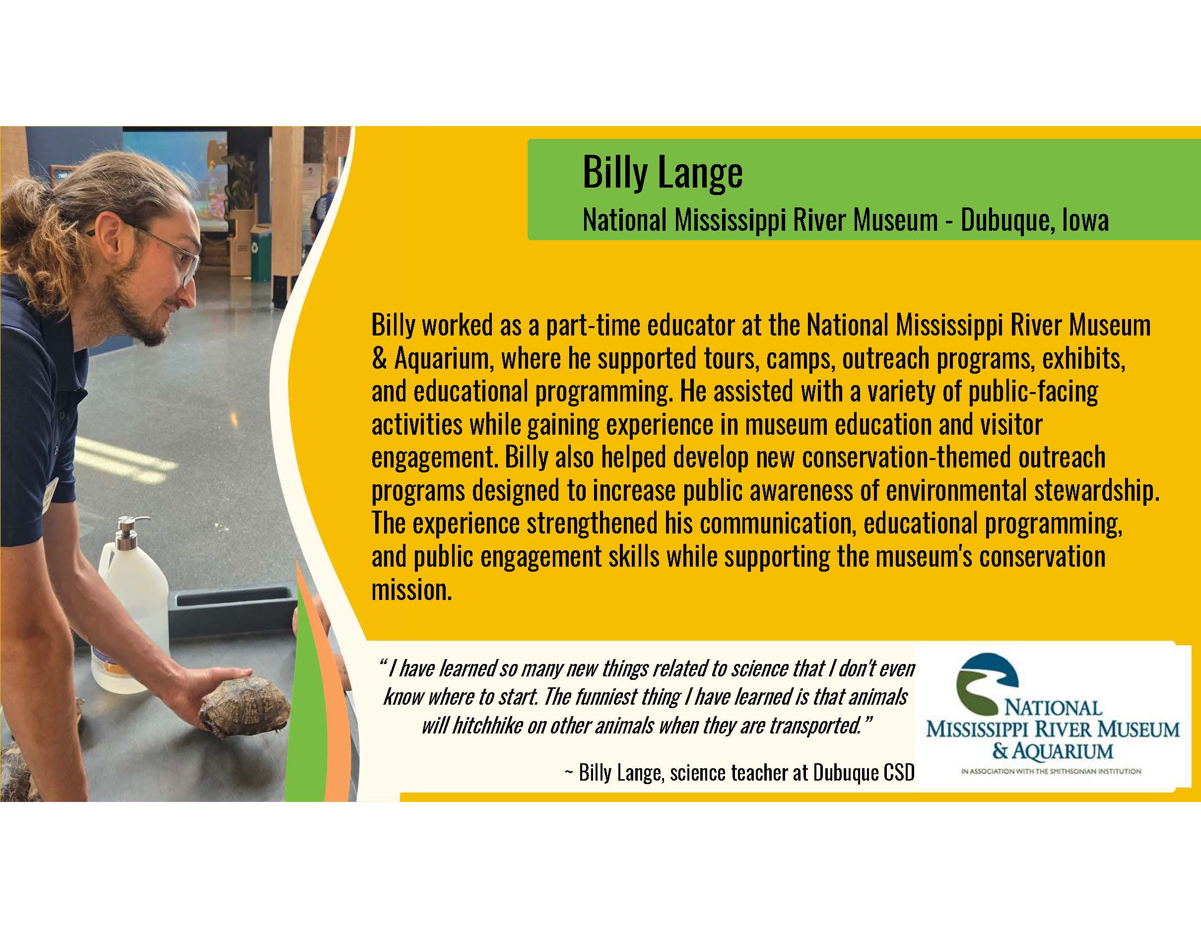 Billy Lange Teacher Externship