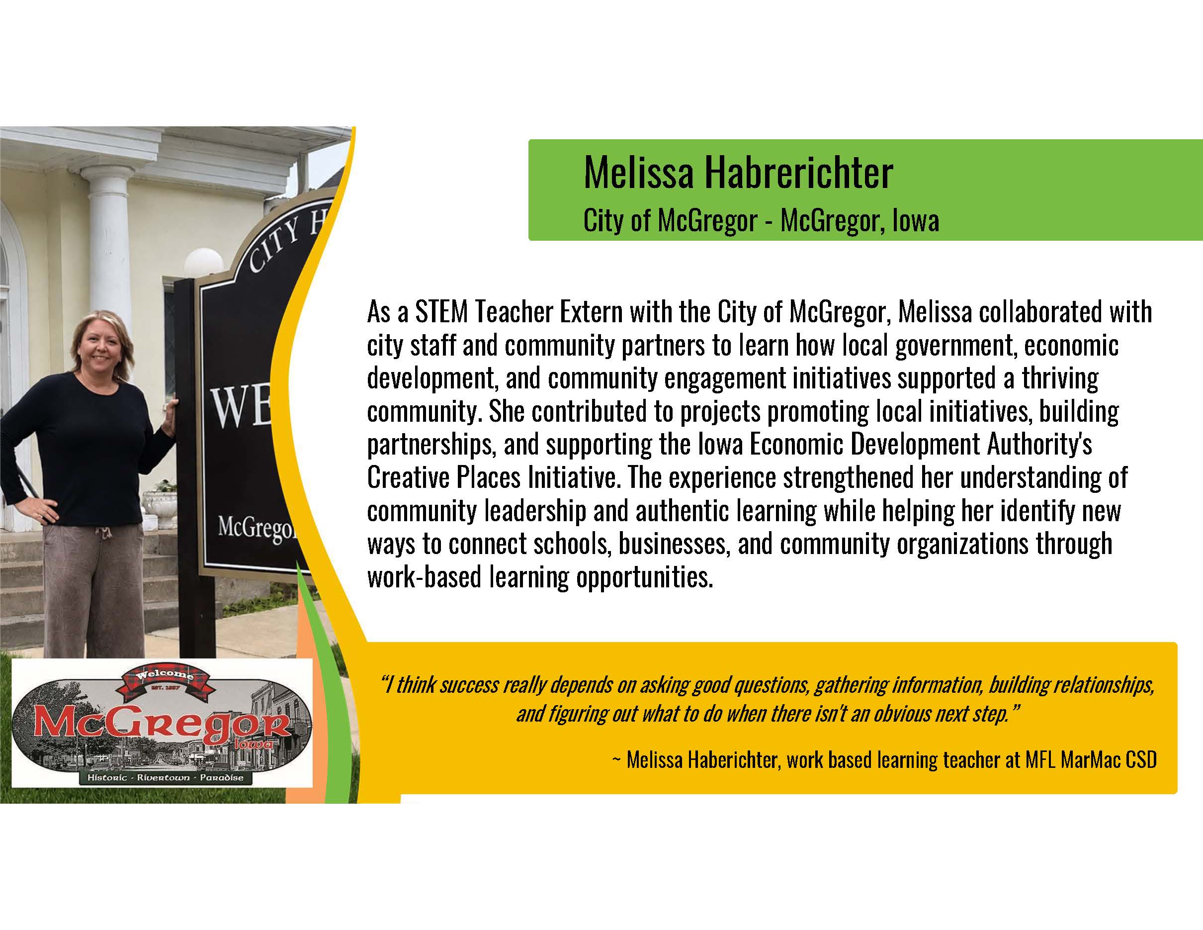 Melissa Habrerichter Teacher Externship