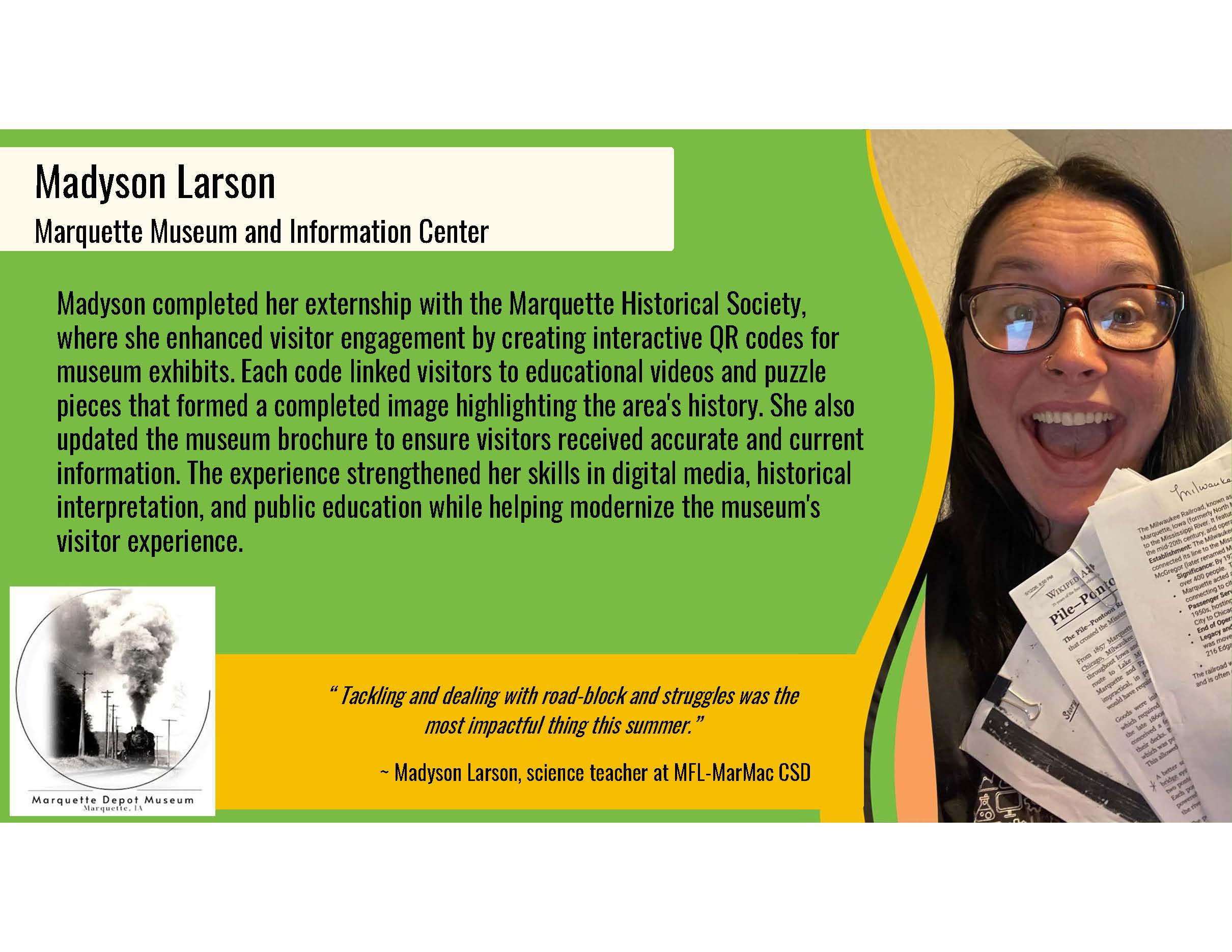 Madyson Larson Teacher Externship